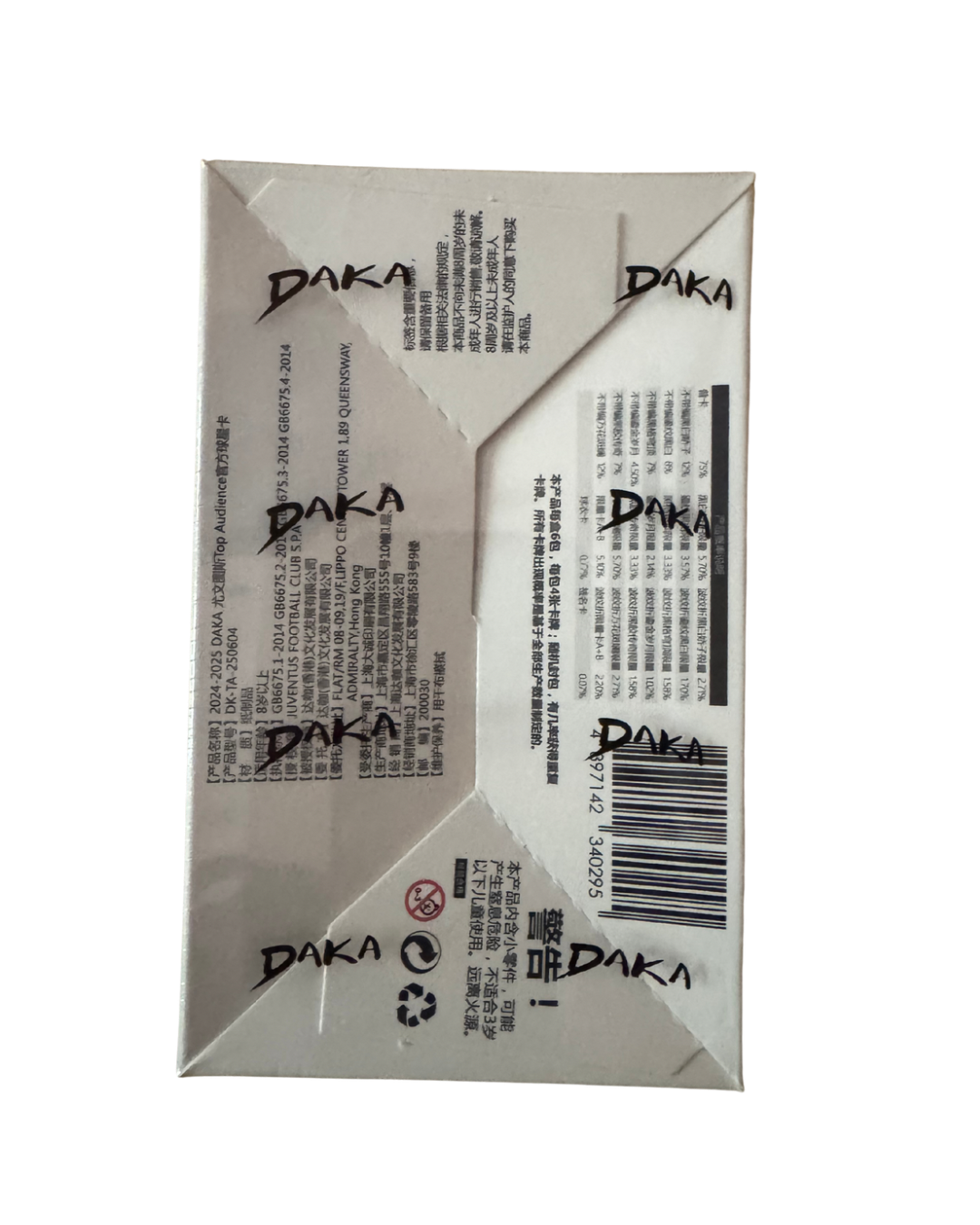 ⚪⚫ 2024-25 Daka Top Audience Juventus – Hobby Box